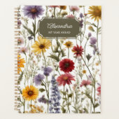Veld met wilde bloemen uit het land planner (Voorkant)