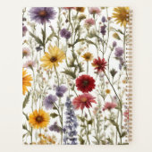 Veld met wilde bloemen uit het land planner (Achterkant)