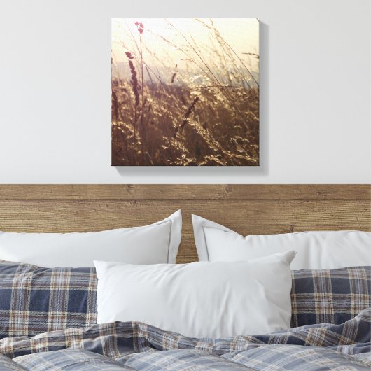 Veld Natuur Canvas Print (Insitu (Slaapkamer))