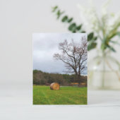 Veld op een dag van de troep briefkaart (Staand voorkant)