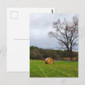 Veld op een dag van de troep briefkaart (Voorkant / Achterkant)
