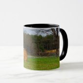 Veld op een dag van de troep mok (Voorkant rechts)