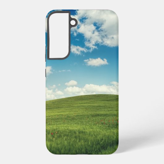 Veld  samsung galaxy hoesje (Achterkant)