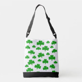 Veld Shamrocks canvas tas (Achterkant)