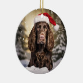 Veld Spaniel Kerst Ornament (Rechts)