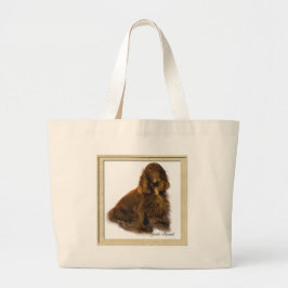 Veld Spaniel Kunst Cadeaus Grote Tote Bag