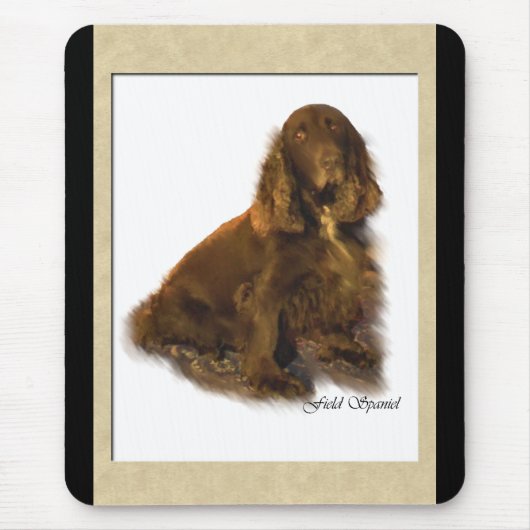 Veld Spaniel Kunst Cadeaus Muismat (Voorkant)