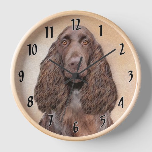 Veld Spaniel Schilderij - Mooie Originele Honden K (Voorkant)