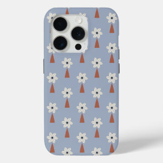 Veld van Bloemen Grijs iPhone 15 Pro Case