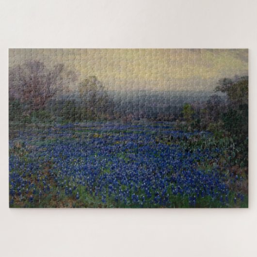 Veld van Bluebonnets, 1918 Legpuzzel (Horizontaal)