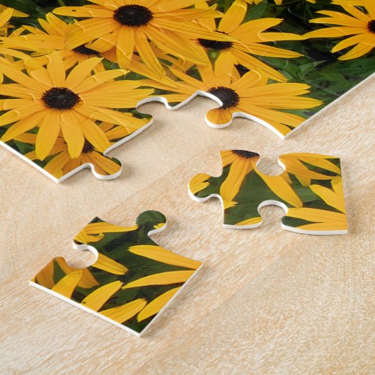 Veld van Daisies Puzzle Legpuzzel (Zijkant)