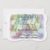 VELD VAN DE  WEDDINVITATIE VAN DE SCHIJVEN KAART (Achterkant)