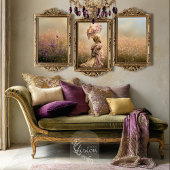 Veld van dromen, Vogelvliegen, Dusty Plum Floral Tissuepapier