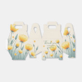 Veld van eindeloze liefde bedankdoosjes (Uitgevouwen)