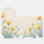 Veld van eindeloze liefde bedankdoosjes (Ongevouwen)