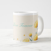 Veld van eindeloze liefde grote koffiekop (Voorkant rechts)