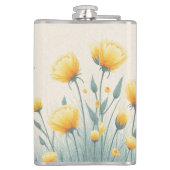 Veld van eindeloze liefde heupfles (Achterkant)