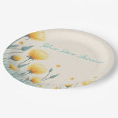 Veld van eindeloze liefde papieren bordje (Gekanteld)