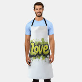 Veld van eindeloze liefde schort (Gedragen)