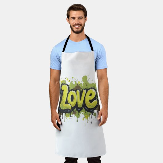 Veld van eindeloze liefde schort (Gedragen)