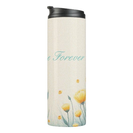 Veld van eindeloze liefde thermosbeker (Geroteerd rechts)