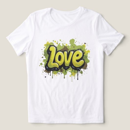Veld van eindeloze liefde Tri-Blend shirt (Design voorkant)