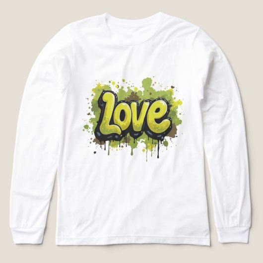 Veld van eindeloze liefde Tri-Blend shirt (Voorkant)