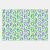 Veld van lavender-wikkeling van papiervellen inpakpapier vel (Voorkant 2)