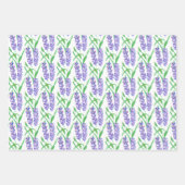 Veld van lavender-wikkeling van papiervellen inpakpapier vel (Voorkant)