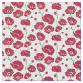 Veld van papavers rood stof (Close Up)