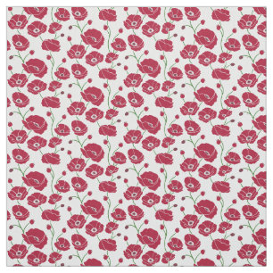 Veld van papavers rood stof