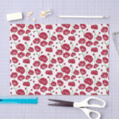 Veld van papavers rood tissuepapier (Craft)