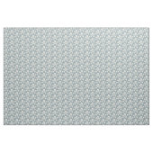 Veld van papavers wit op blauw stof (Yard (91,4 cm))