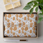 Veld van Poppies sinaasappel Tissuepapier (Geschenk)