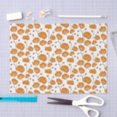 Veld van Poppies sinaasappel Tissuepapier (Craft)