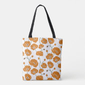 Veld van Poppies sinaasappel Tote Bag (Achterkant)
