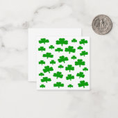 Veld van Shamrock Briefkaarten (Voorkant / Achterkant in situ)