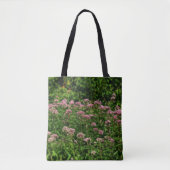 Veld van Sweet Joe Pye Weed Flowers Tote Bag (Voorkant)