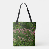 Veld van Sweet Joe Pye Weed Flowers Tote Bag (Achterkant)
