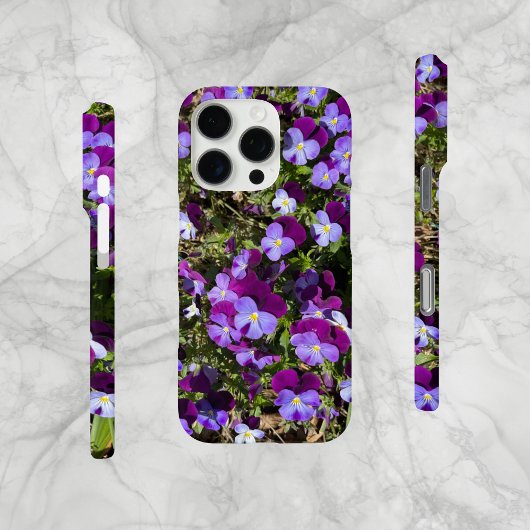 Veld van viooltjes in Nederland, mobiele telefoon Case-Mate iPhone Case