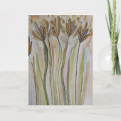 Veld van wilde bloemen Blank Kaart (Voorkant)