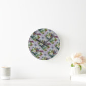 VELD VAN WITTE DAISIES CLOCK RONDE KLOK (Huis)