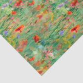 Veld van Zomerroemegraskruid Behang Tissuepapier (Detail)