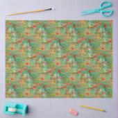 Veld van Zomerroemegraskruid Behang Tissuepapier (Craft)