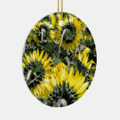 Veld van Zonnebloemen Keramisch Ornament (Rechts)