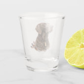 Veld & Veer - Duitse Staande Pointer met Shot Glas (Achterkant)