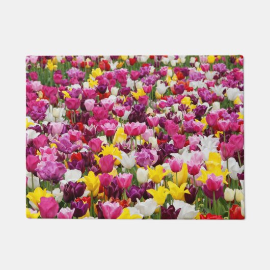 Veld vol tulpen deurmat (Voorkant)