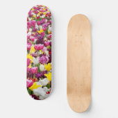 veld vol tulpen persoonlijk skateboard (Voorkant)