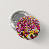 Veld vol tulpen ronde button 3,2 cm (Voorkant /achterkant)