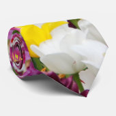 Veld vol tulpen stropdas (Opgerold)